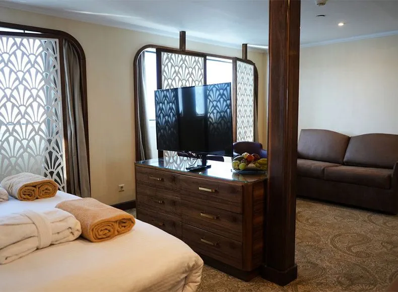 Cabin aboard the Radamis I Nile Cruise Nile cruise